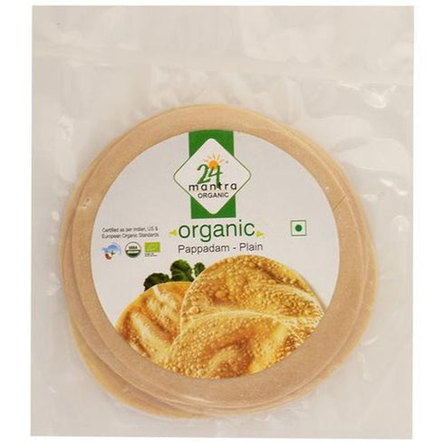 24 Mantra Organic Plain Papad